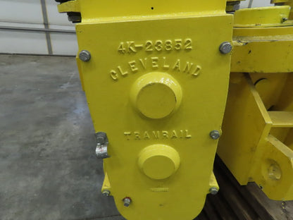 Cleveland Tramrail 15 Ton Underhung Bridge Crane Motorized End Truck Drive 5Hp