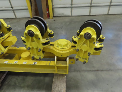 Cleveland Tramrail 15 Ton Underhung Bridge Crane Motorized End Truck Drive 5Hp
