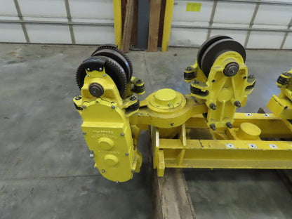 Cleveland Tramrail 15 Ton Underhung Bridge Crane Motorized End Truck Drive 5Hp