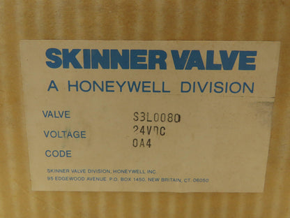 Honeywell Skinner S3L0080 Directional Control Valve 5-Way 2 Pos 24VDC 150PSI 3/8