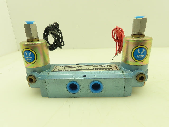 Honeywell Skinner S3L0080 Directional Control Valve 5-Way 2 Pos 24VDC 150PSI 3/8