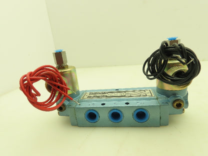 Honeywell Skinner S3L0080 Directional Control Valve 5-Way 2 Pos 24VDC 150PSI 3/8