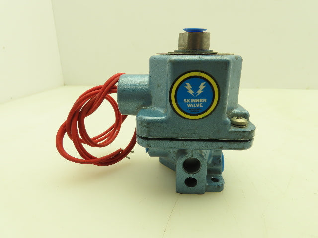 Honeywell Skinner A56LB2126 Solenoid Valve 3 Way NO 125 PSI 24 VDC 1/4" NPT