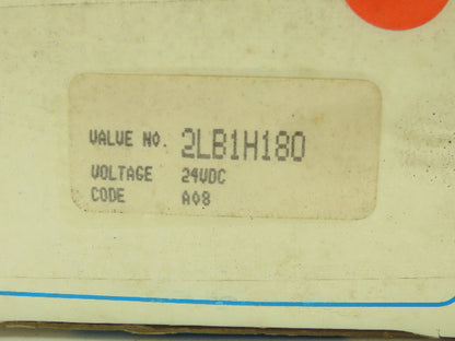 Skinner Lancer 2LB1H180 Brass Solenoid Valve 2-Way NO 24VDC 50 PSI 3/8" NPT