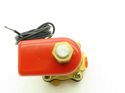 Skinner Lancer 2LB1H180 Brass Solenoid Valve 2-Way NO 24VDC 50 PSI 3/8" NPT