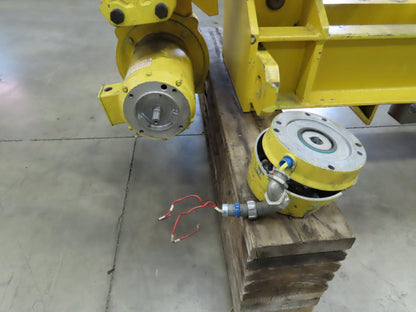 Cleveland Tramrail 15 Ton Underhung Bridge Crane Motorized End Truck Drive 5 Hp