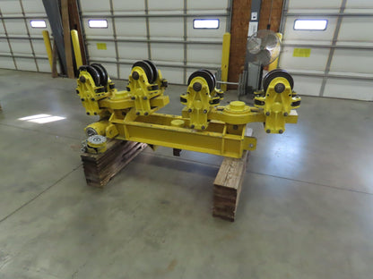 Cleveland Tramrail 15 Ton Underhung Bridge Crane Motorized End Truck Drive 5 Hp