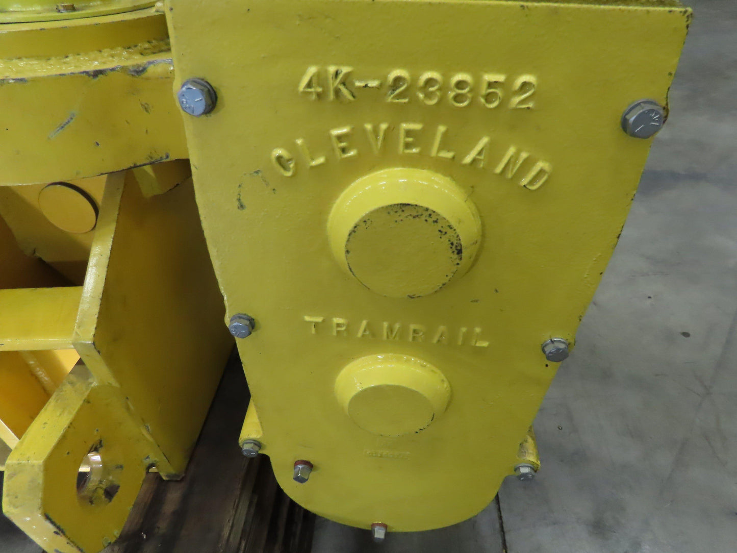 Cleveland Tramrail 15 Ton Underhung Bridge Crane Motorized End Truck Drive 5 Hp