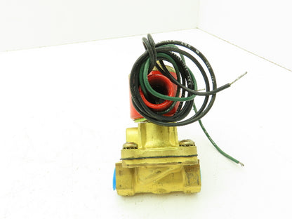 Skinner Lancer 4LB1HB3125N Brass Solenoid Valve 2-Way NO 24VDC 125 PSI 3/8" NPT