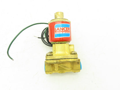 Skinner Lancer 4LB1HB3125N Brass Solenoid Valve 2-Way NO 24VDC 125 PSI 3/8" NPT