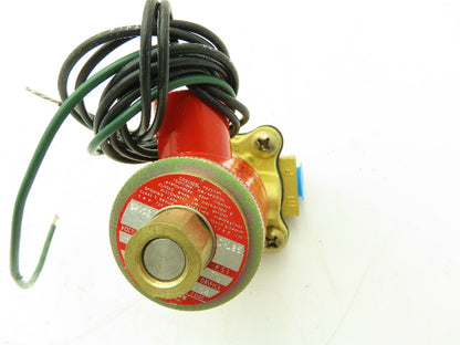 Skinner Lancer 4LB1HB3125N Brass Solenoid Valve 2-Way NO 24VDC 125 PSI 3/8" NPT