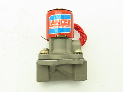 Skinner Lancer 2LB26L220 Stainless Solenoid Valve 2-Way NC 24VDC 40 PSI 1/2" NPT