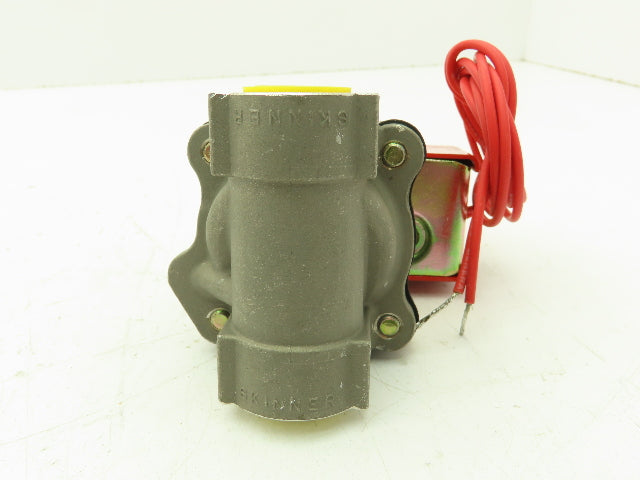 Skinner Lancer 2LB26L220 Stainless Solenoid Valve 2-Way NC 24VDC 40 PSI 1/2" NPT