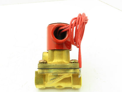 Skinner Lancer 2LB26LB4041 Brass Solenoid Valve 2-Way NC 12VDC 40 PSI 1/2" NPT