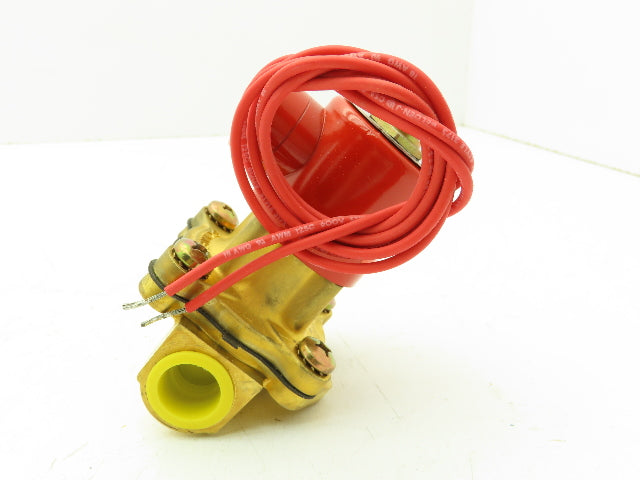 Skinner Lancer 2LB26LB4041 Brass Solenoid Valve 2-Way NC 12VDC 40 PSI 1/2" NPT