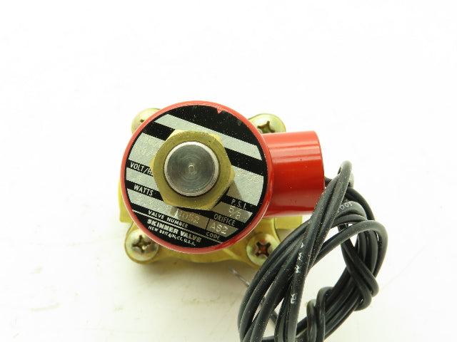 Skinner Lancer 2LE1HB4052 Solenoid Valve 2-Way NO 120V 50 PSI 1/2" NPT Steam