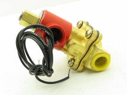 Skinner Lancer 2LE1HB4052 Solenoid Valve 2-Way NO 120V 50 PSI 1/2" NPT Steam