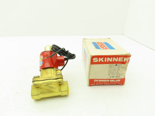 Skinner Lancer 2LE1HB4052 Solenoid Valve 2-Way NO 120V 50 PSI 1/2" NPT Steam