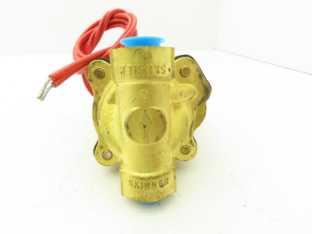 Skinner Lancer 2LH2LBG3152 Brass Solenoid Valve 2-Way NC 120V 150 PSI 3/8" NPT