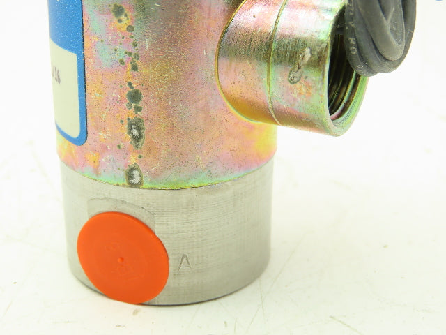 Honeywell Skinner V5H67670C Solenoid Valve 3-Way NC 120V 150 PSI 1/4" NPT