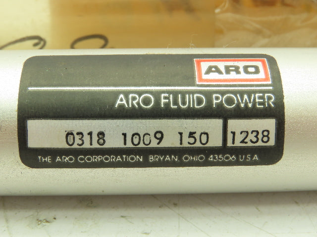 ARO 0318 1009 150 Round Pneumatic Air Cylinder 1-1/8" Bore 15" Stroke