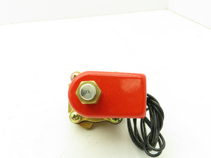 Honeywell Skinner 2LB1HBG5125 Brass Solenoid Valve 2-Way NO 120V 125PSI 3/4"NPT