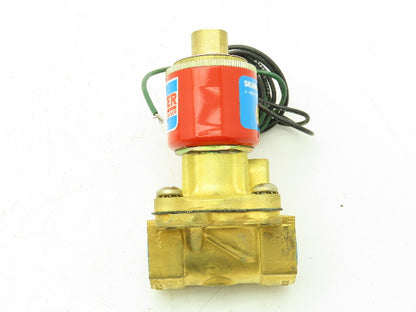 Skinner Lancer 4LB1HB5125 Brass Solenoid Valve 2-Way NO 120V 125 PSI 3/4" NPT
