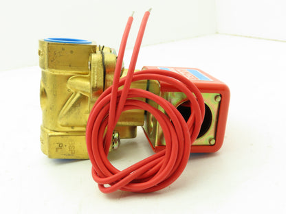 Honeywell Skinner 2LD2L330 Brass Solenoid Valve 2-Way NC 240V 100 PSI 3/4" NPT