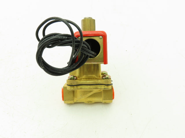 Honeywell Skinner 2LB1H180N Brass Solenoid Valve 2-Way NO 24VDC 50 PSI 3/8" NPT