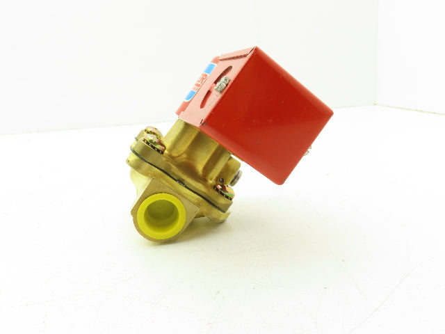 Skinner Lancer 2LB2LRJ4102 Brass Solenoid Valve 2-Way NC 120V 100 PSI 1/2" NPT