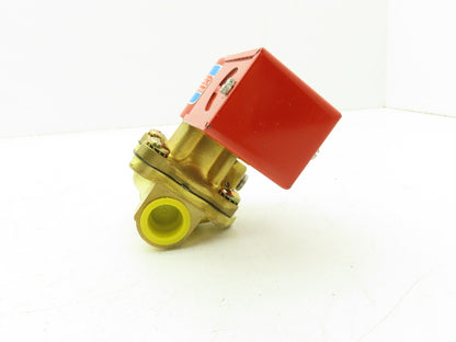 Skinner Lancer 2LB2LRJ4102 Brass Solenoid Valve 2-Way NC 120V 100 PSI 1/2" NPT