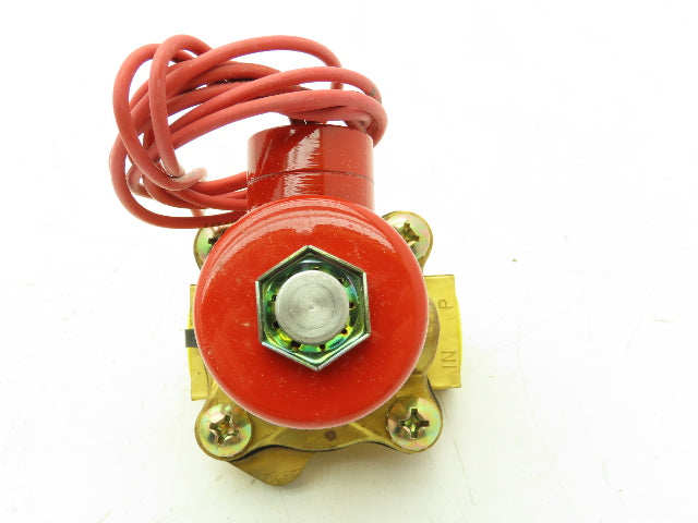 Skinner Lancer 2LD2LB4102 Brass Solenoid Valve 2-Way NC 24VAC 100 PSI 3/4" NPT