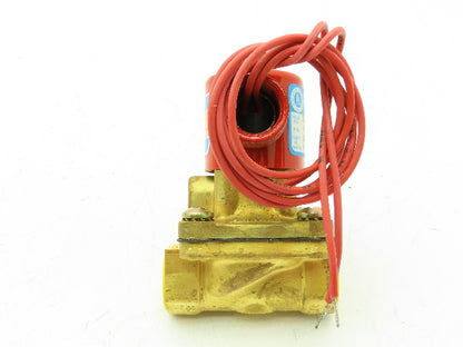Skinner Lancer 2LD2LB4102 Brass Solenoid Valve 2-Way NC 24VAC 100 PSI 3/4" NPT
