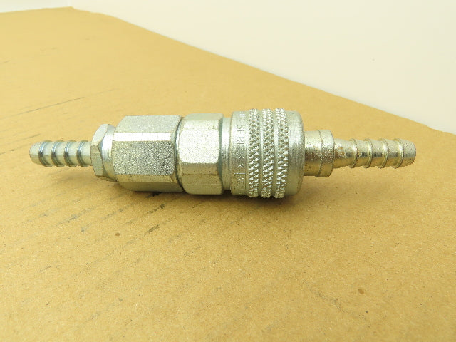 Aro Pneumatic Air Quick Connector 9/16" OD Full Bore Barb MS Ser Lot of 9