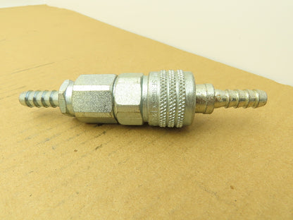 Aro Pneumatic Air Quick Connector 9/16" OD Full Bore Barb MS Ser Lot of 9