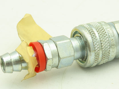 Aro Pneumatic Air Quick Connector 9/16" OD Full Bore 1/2" Barb TF Ser Lot of 7