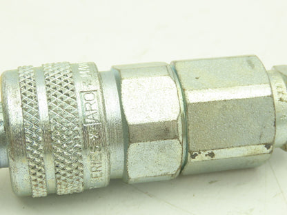 Aro Pneumatic Air Quick Connector 9/16" OD Full Bore 1/2" Barb TF Ser Lot of 7