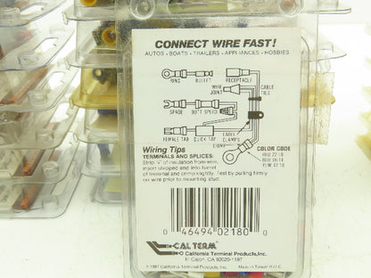 Calterm 22180 Assorted Disconnects Crimp On Terminals Male Female Lot of 50