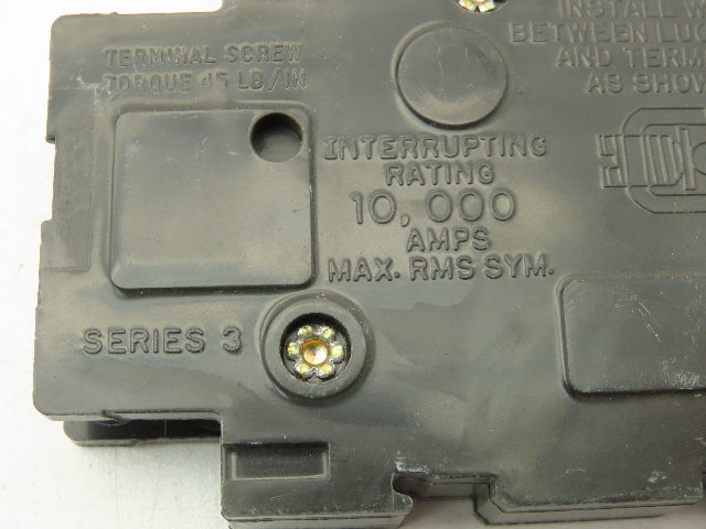 Square D Series 3 Mini Circuit Breaker 10A 1-Pole 120/240V DIN Rail  Lot of 8