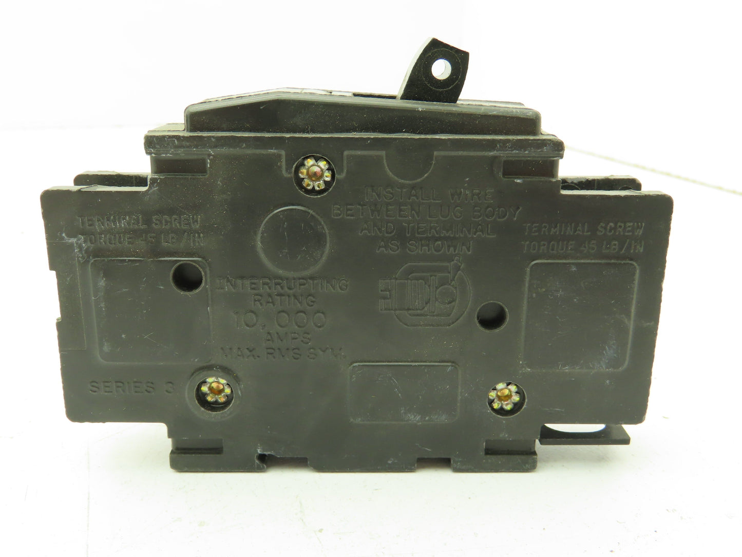 Square D Series 3 Mini Circuit Breaker 10A 1-Pole 120/240V DIN Rail  Lot of 8