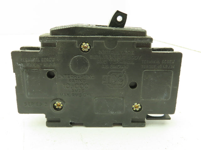 Square D Series 3 Mini Circuit Breaker 10A 1-Pole 120/240V DIN Rail  Lot of 8