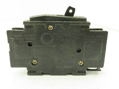 Square D Series 3 Mini Circuit Breaker 10A 1-Pole 120/240V DIN Rail  Lot of 8