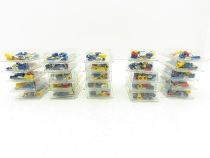 Calterm 18 Count 22-10 Awg Disconnects Crimp On Terminals Male Female Lot of 25