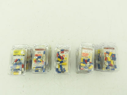 Calterm 18 Count 22-10 Awg Disconnects Crimp On Terminals Male Female Lot of 25