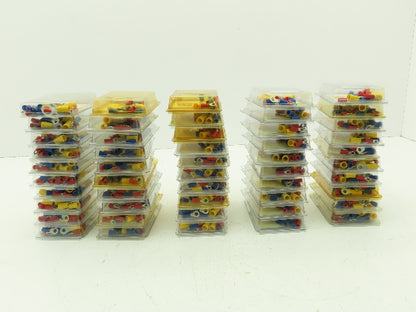 Calterm 20 Count Crimp Ring Terminal Assortment Eyelet Lot of 50