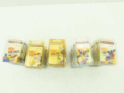 Calterm 20 Count Crimp Ring Terminal Assortment Eyelet Lot of 50