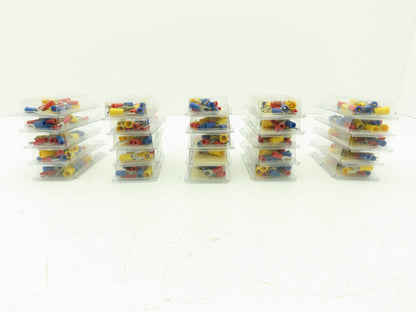 Calterm 20 Count Spade Fork Terminal Assortment Wire Crimp Lot of 25