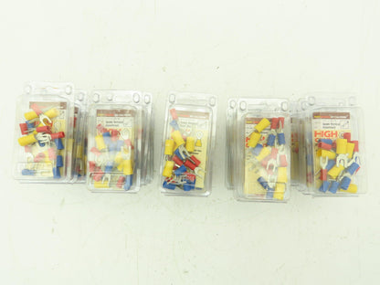 Calterm 20 Count Spade Fork Terminal Assortment Wire Crimp Lot of 25