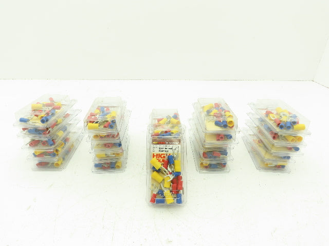 Calterm 20 Count Spade Fork Terminal Assortment Wire Crimp Lot of 25