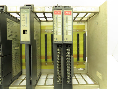 Cincinnati Milacron 3-424-1890  PLC 16 Slot Chassis Rack w/ DCO ACO Modules